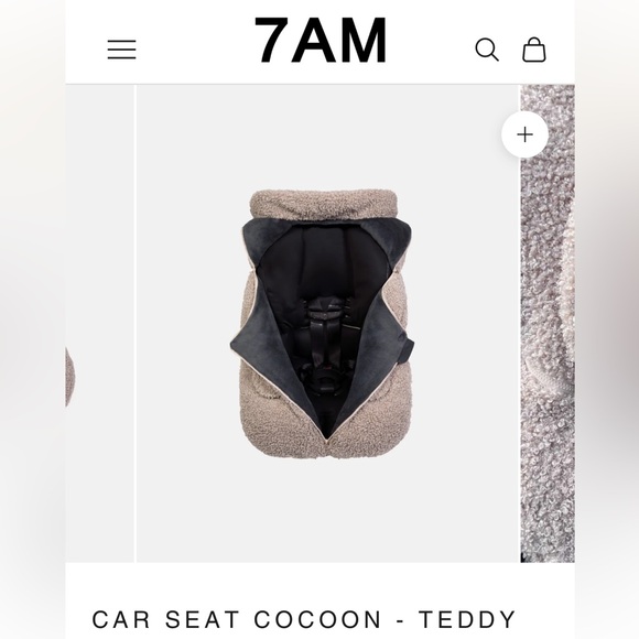 7AM CAR SEAT COCOON - TEDDY
$105
Oatmeal
One Size 0-12M - Picture 7 of 15